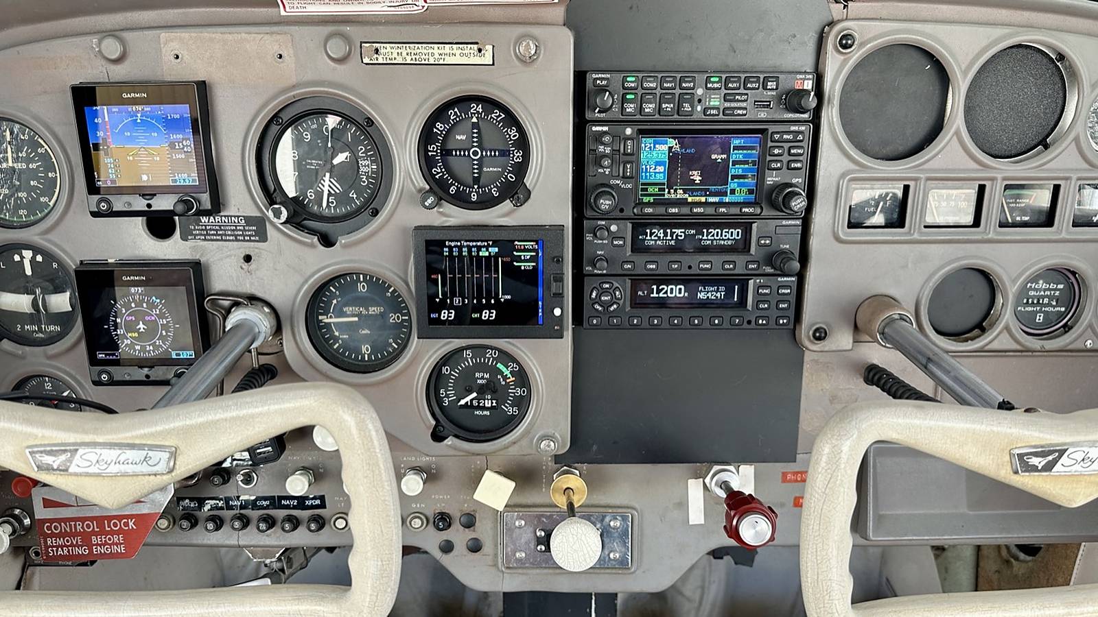 Inside N5424T: A Cessna 172 With Dual G5s and a WAAS GPS