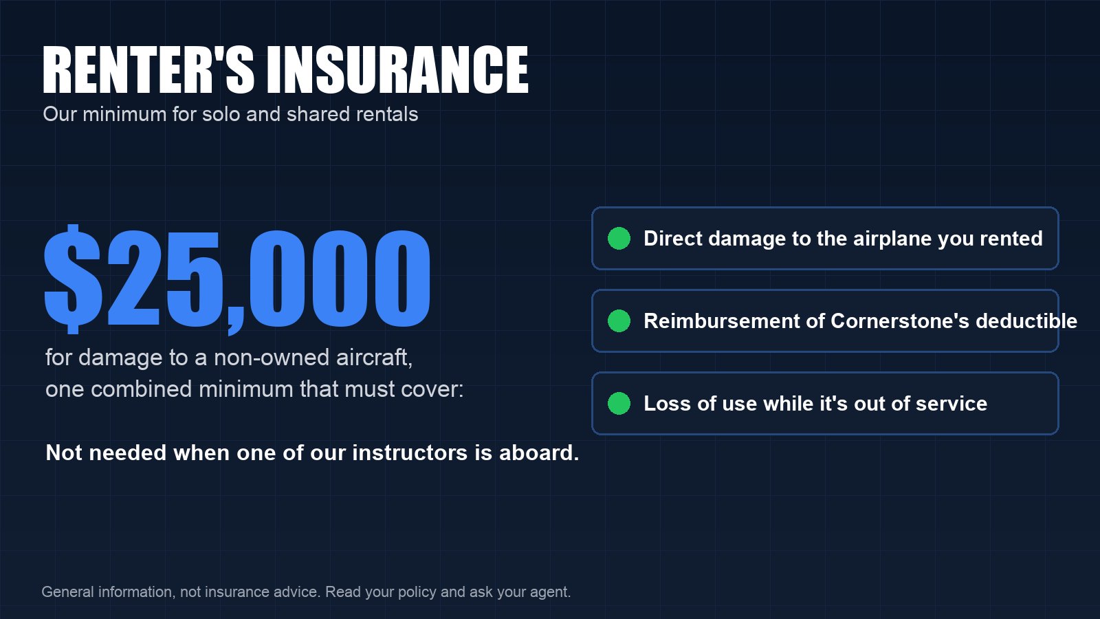 Renter's Insurance for Pilots: What Non-Owned Aircraft Coverage Does